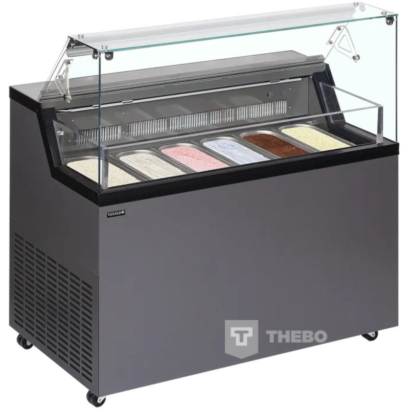 Schepijsvitrine Framec Mirabella 6-baks