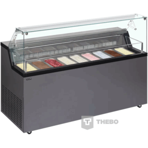 Schepijsvitrine Framec Mirabella 7-baks