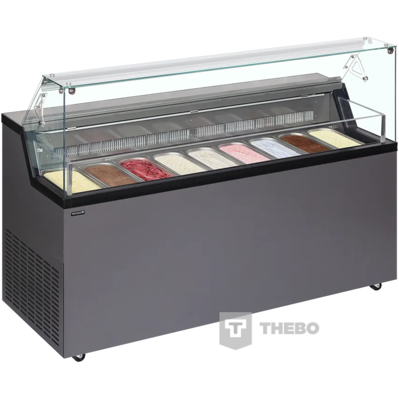 Schepijsvitrine Framec Mirabella 7-baks