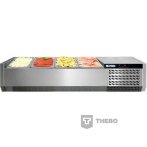 Opzetvitrine Afinox VRS 1100/S GN 1/1 - Zonder Glasopbouw