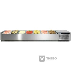 Opzetvitrine Afinox VRS 1450/S GN 1/1 - Zonder Glasopbouw