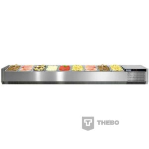 Opzetvitrine Afinox VRS 2005/S GN 1/1 - Zonder Glasopbouw