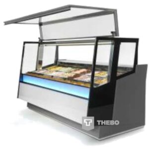 Schepijsvitrine ISA Kaleido H135-170