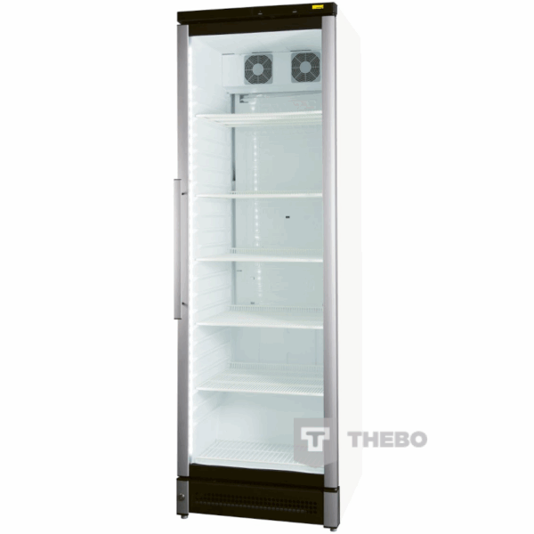 M 180 duurzame glasdeurkoelkast met LED-verlichting