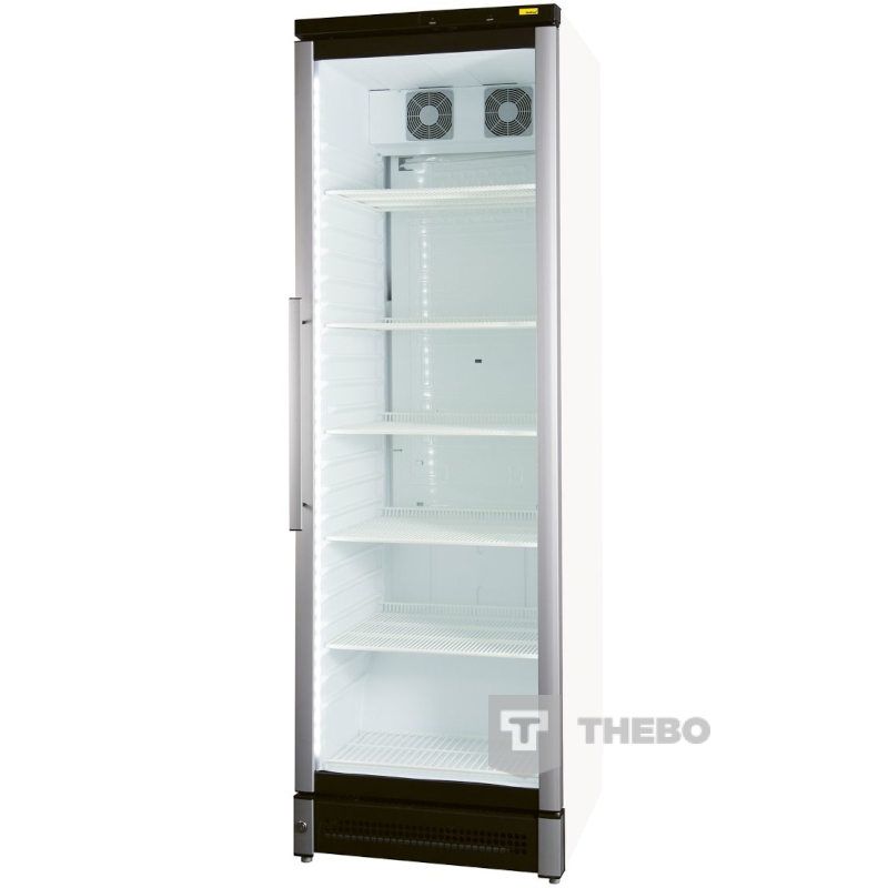 M 180 duurzame glasdeurkoelkast met LED-verlichting